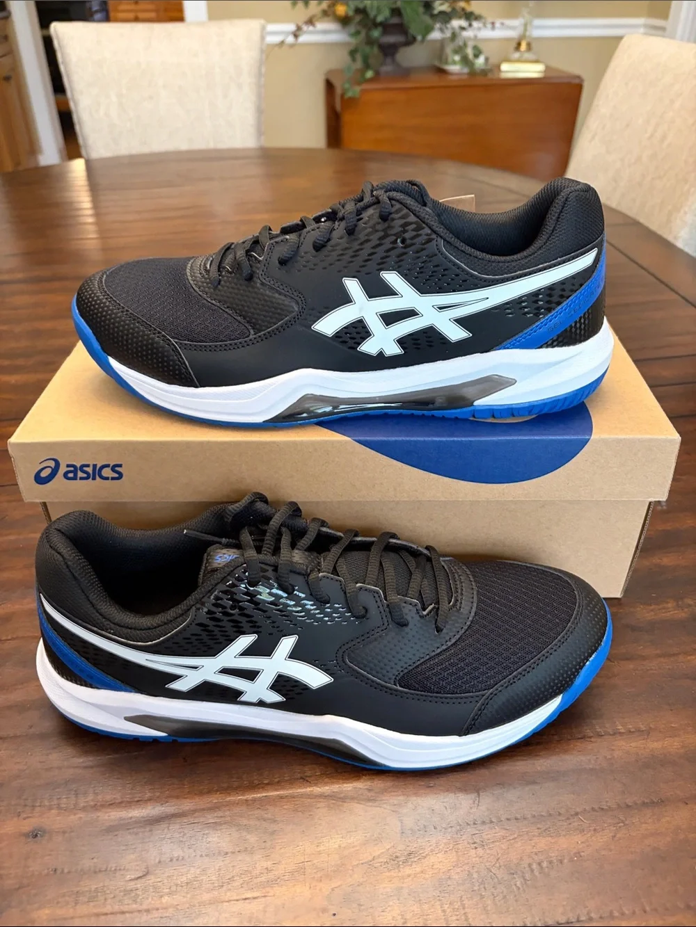 ASICS Black Gel Dedicate 8 Men US 11.5 ACS